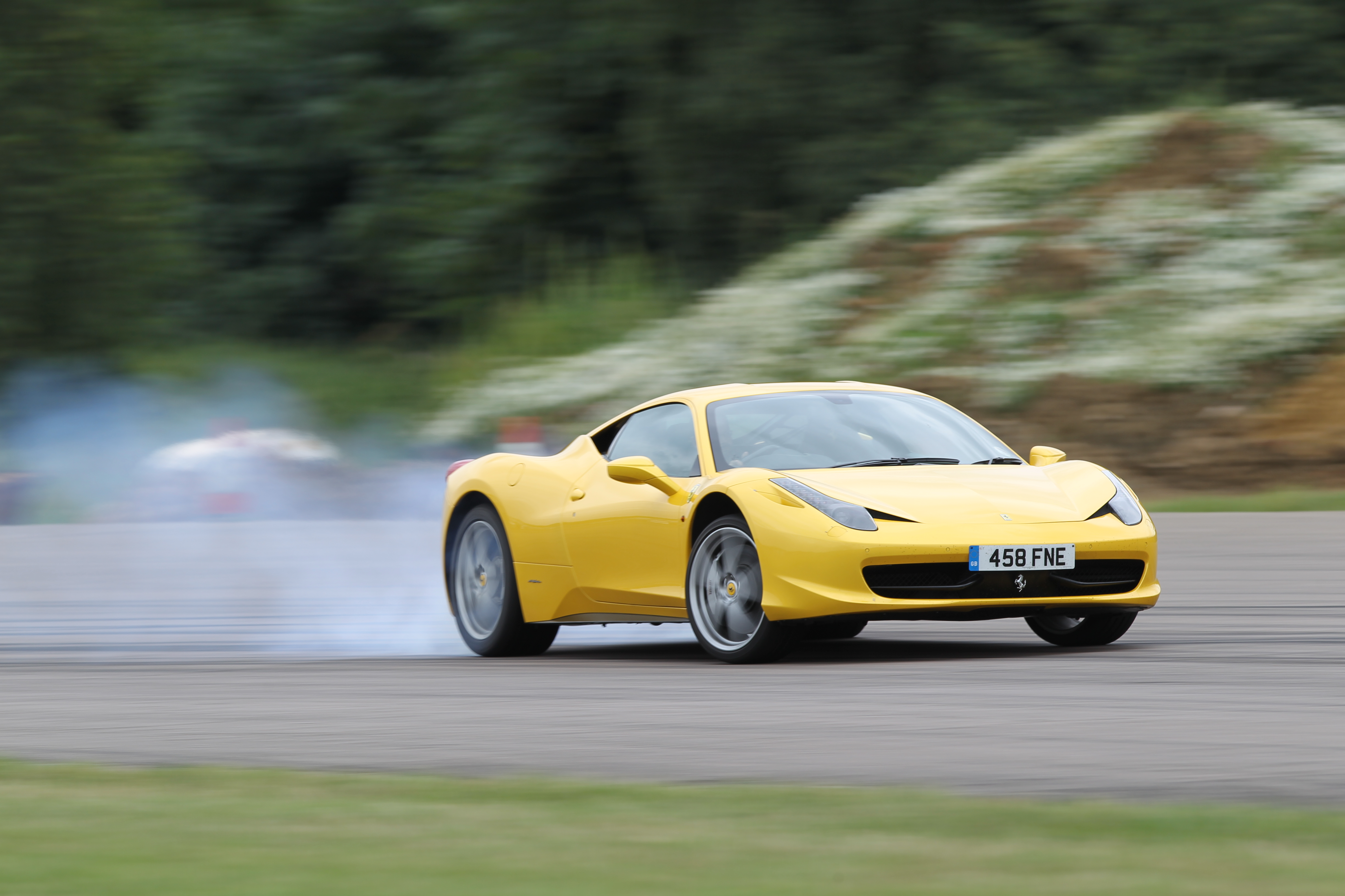 Ferrari 458 powerslide