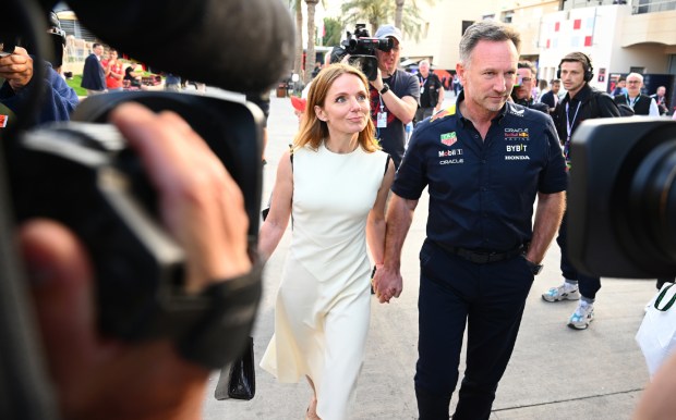 Christian Horner and Geri Horner