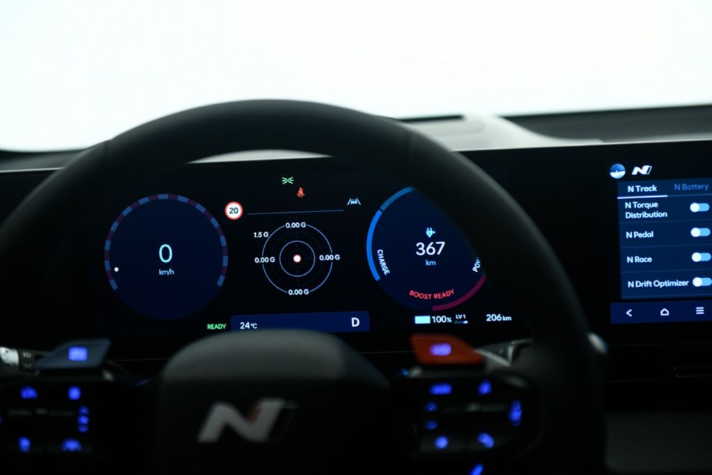 Hyundai Ioniq 5 N dashboard