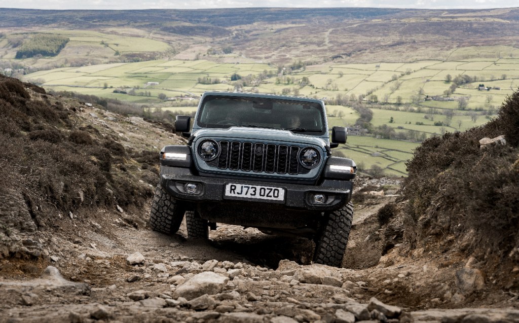 2024 Jeep Wrangler Rubicon rock crawl